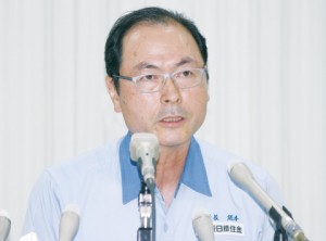 新日鉄住金・名古屋停電事故　酒本所長、再発防止策を説明