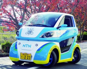 ＮＴＮ、軽ナンバー取得　公道走行可能に　２人乗りＥＶ車「Ｑ，ｍｏ（キューモ）」