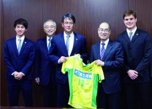 ジェフ市原・千葉、古河電工を訪問　Ｊ１昇格目指し抱負