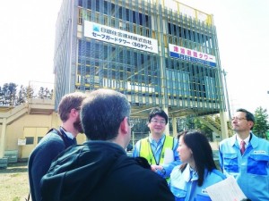 日鉄住金建材・仙台製造所、国連防災会議で視察　津波避難タワーなど紹介