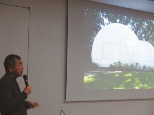 新日鉄住金・日本鉄板、おもてなし　チタンで空間に彩りを　茶室フォーラム開く