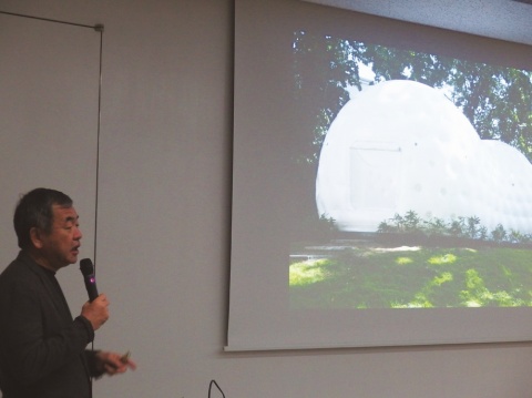 新日鉄住金・日本鉄板、おもてなし チタンで空間に彩りを 茶室フォーラム開く