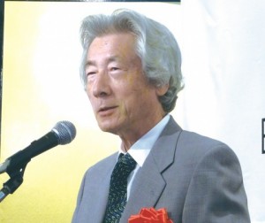 石灰協会・講演会で小泉元首相が持論　先入観排して原発ゼロを