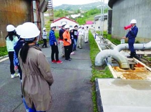 ＪＯＧＭＥＣ、新中和処理施設でエコツアー開催　岩手大生など17人参加