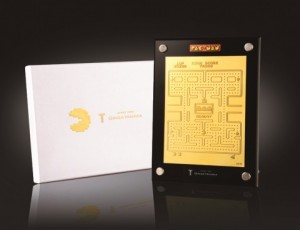 パックマン35周年、純金パックマン（BANDAI　NAMCO Entertaiment Inc.）　純金板で再現