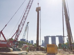 新日鉄住金、「ハット＋Ｈ工法」　2000トン仮設初採用