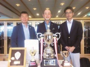 オール関東特殊鋼親善ゴルフ大会、清水氏（清水特殊鋼　社長）2回目の優勝