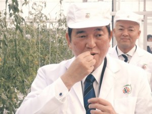 Ｊファームを石破大臣視察　ＪＦＥエンジ出資