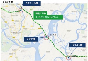 JFEエンジなど４社、バングラデシュで橋梁工事受注
