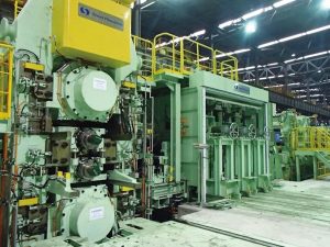 現代製鉄唐津製鉄所に納入したホットスキンパスミルライン1607C