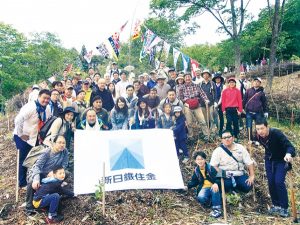 新日鉄住金・東北　森は海の恋人植樹祭を開催