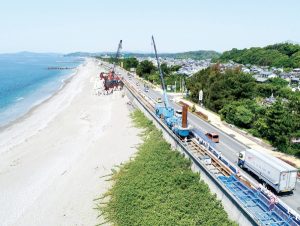 新日鉄住金　ジャイロプレス工法、南海トラフ津波対策に初採用