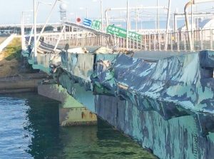 関空連絡橋応急復旧工事　IHIインフラシステム　橋梁製作を受注