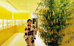 田中貴金属ジュエリー　黄金の間で七夕まつり