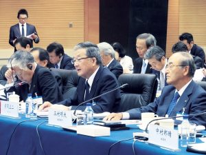 日中経済協会合同訪中団、自由貿易堅持を共有