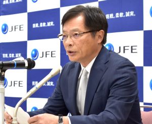 JFES構造改革　北野嘉久社長一問一答　能力2500―2600万トンに設定　高級材伸ばし競争力強化