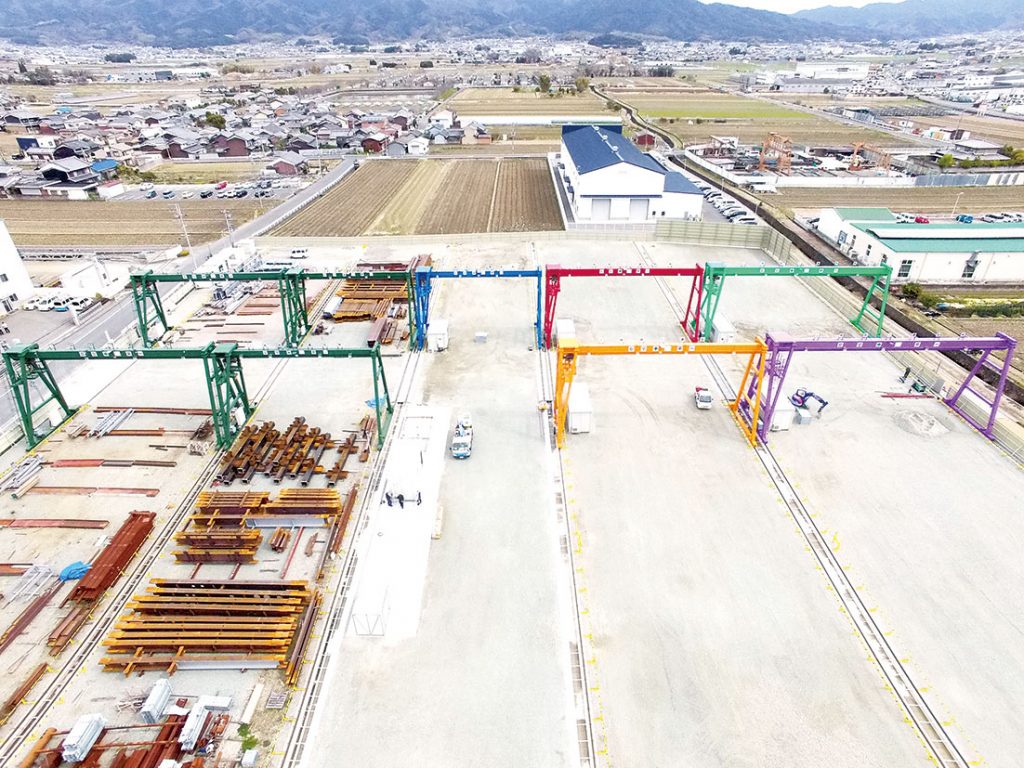 上柿鉄工建設、貸しヤード事業開始