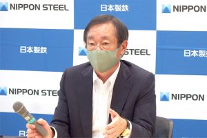 日本製鉄・橋本社長の会見要旨　中国を意識し内外戦略強化
