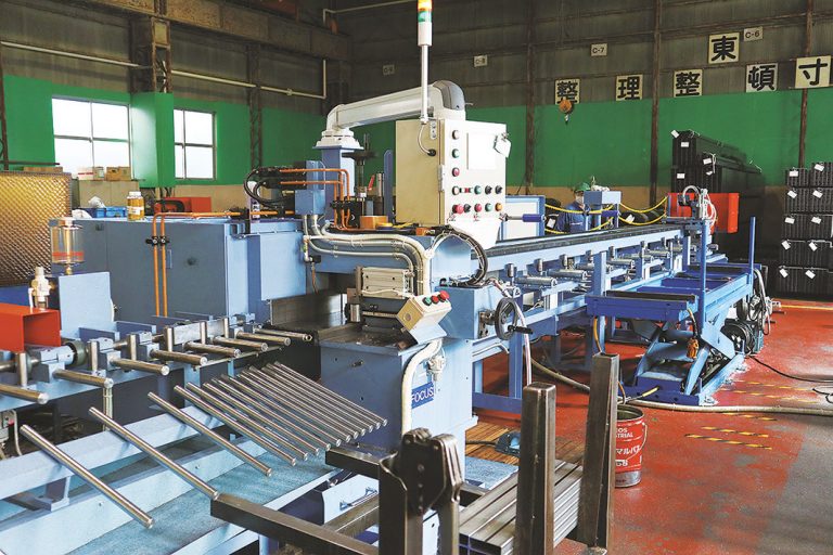 丹羽鉄、角パイプ切断機更新