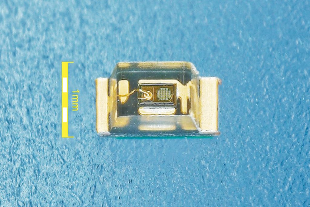 大同特、高出力赤色点光源ＬＥＤの表面実装部品を発売