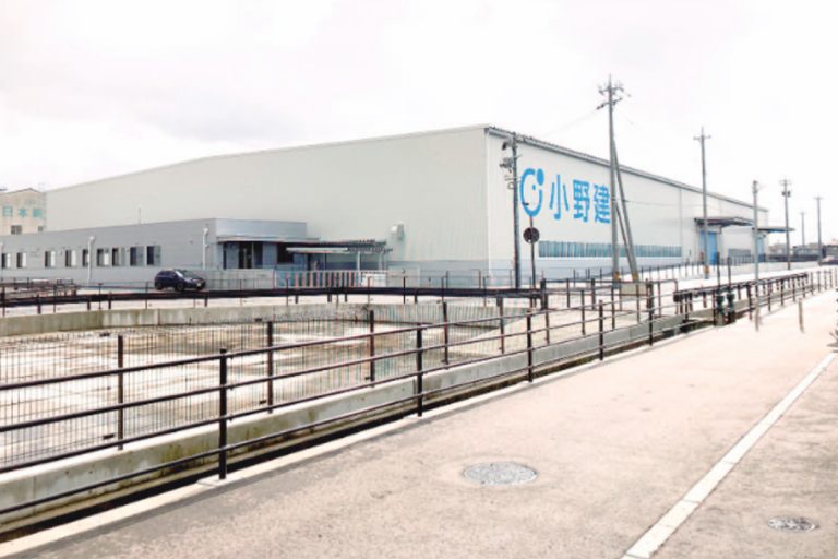小野建　石川の大型倉庫が完成　北陸営業所移転　月販3000トン計画
