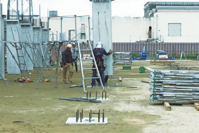 大津鉄工　ＰＣ柱用基礎など　新分野を強化　Ｓ造での技術力生かす