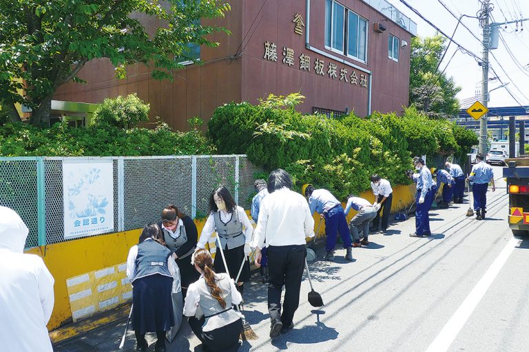 浦安鉄鋼団地協組　「クリーン大作戦」実施