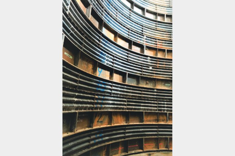 JFE建材、セグメント土留め初施工　橋脚耐震補強に採用