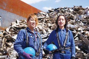 鉄鋼業界で働く／女性工場職編／インタビュー（下）／金属リサイクルに興味を
