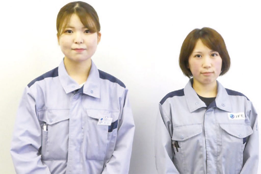 鉄鋼業界で働く／女性現業職編／インタビュー（下）／プレッシャーから責任感に