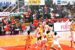プロバスケ「三遠ネオフェニックス」　トピー工業が冠試合開催