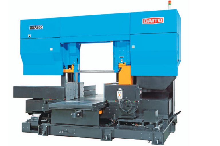 大東精機、特殊鋼向け大型バンドソー販売を開始　コントローラー系刷新