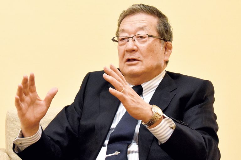 日中経済協会きょう創立50周年／宗岡正二会長／両国交流・友好の架け橋／相互協力の時代、役割はより重要に