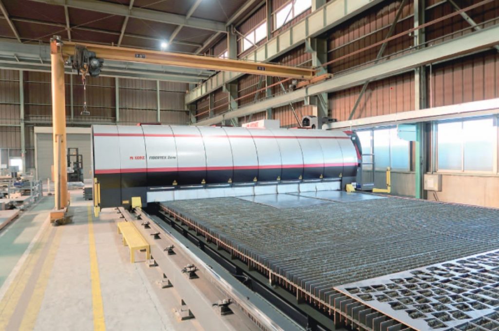和信産業、門型ファイバー新設　8キロワット、生産性7割向上