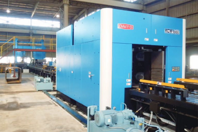 九州テック、コラム加工ライン本稼働　ＢＣＰ1000ミリ幅に対応