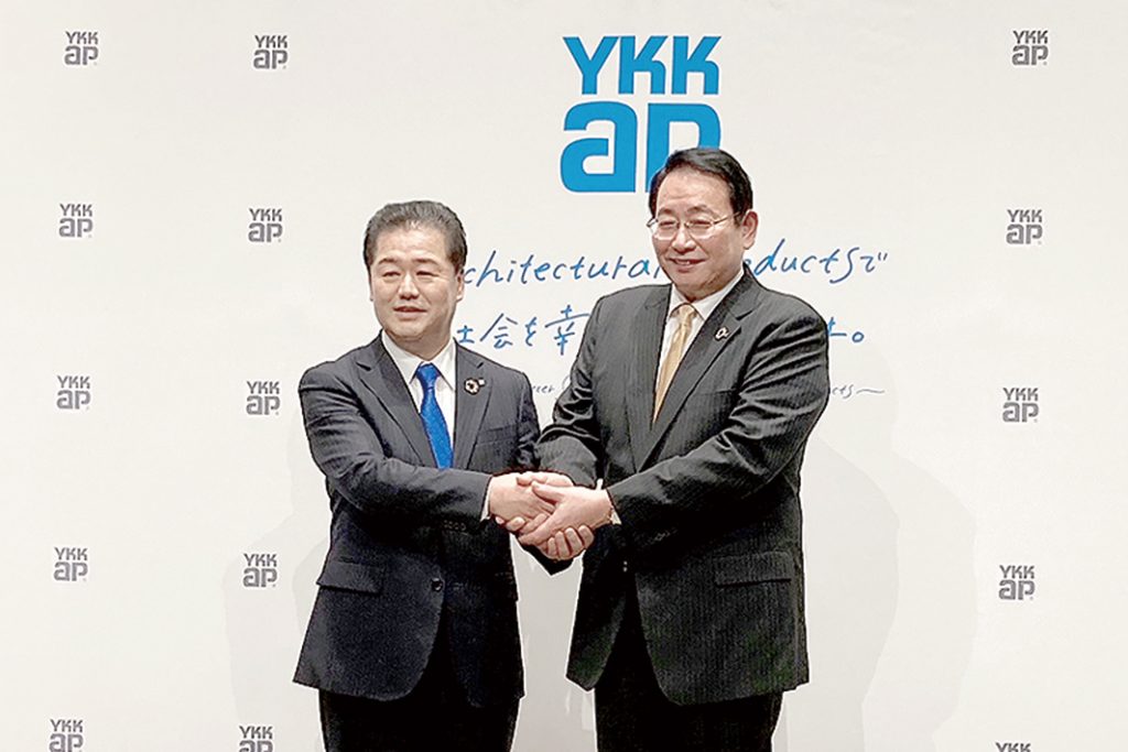 ＹＫＫＡＰ　魚津副社長が昇格