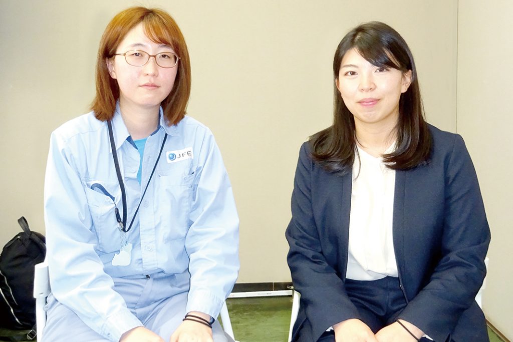鉄鋼業界で働く／女性鉱業技術者編／インタビュー／現場との対話を重視