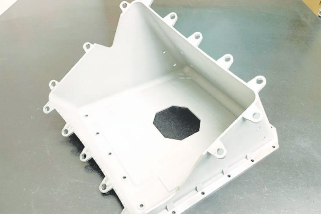 日軽金アクトの3Ｄ造形品　人工衛星部材に採用