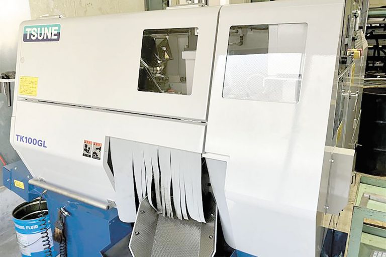 橋本金属　全自動チップソー導入