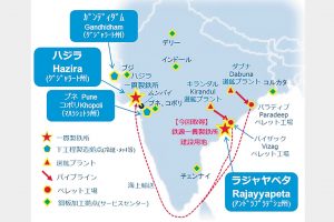 日本製鉄合弁　インド南部に新製鉄所　ＡＭ／ＮＳインディア　粗鋼700万トン