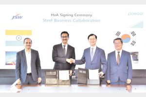 韓POSCOと印JSW　インド製鉄所合弁で合意　粗鋼年600万トンに計画上積み