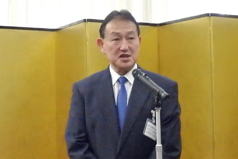 新年会・賀詞交歓会 京橋鉄友会 130人が参加