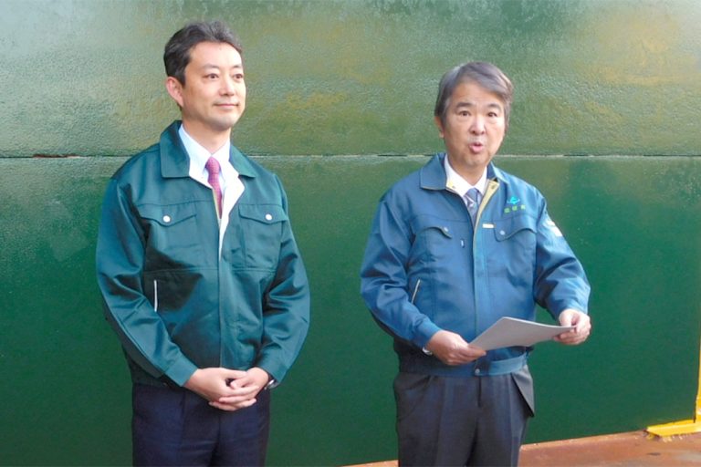 環境相・千葉県知事が視察 ヤード対策の検討加速