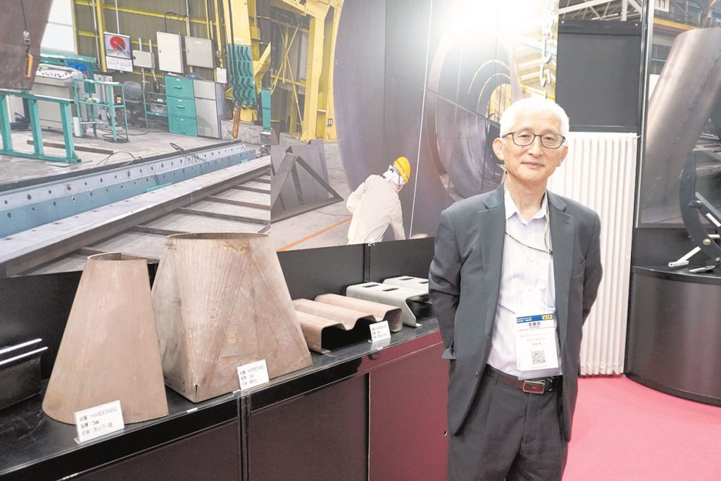 機械要素展で松田商工がＰＲ　ハルドックスの曲げ加工