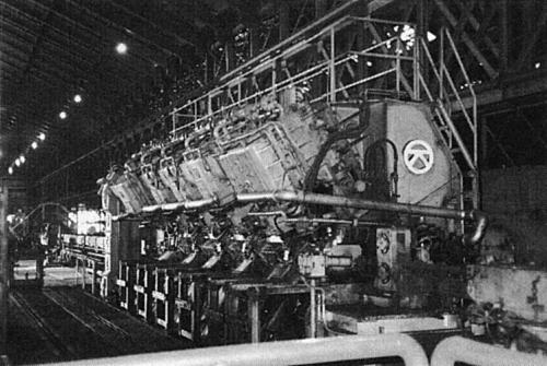 日本高周波鋼業　西ドイツコックス社製線材仕上ブロックミル設置（1983年）