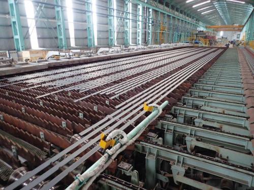 三菱製鋼 ジャティム社の冷却床