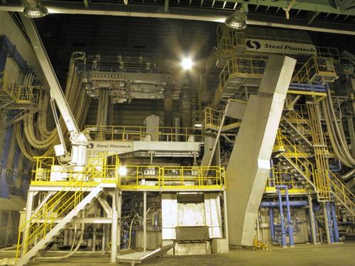 ＪＦＥスチール仙台製造所　130トン電気炉（エコアーク）